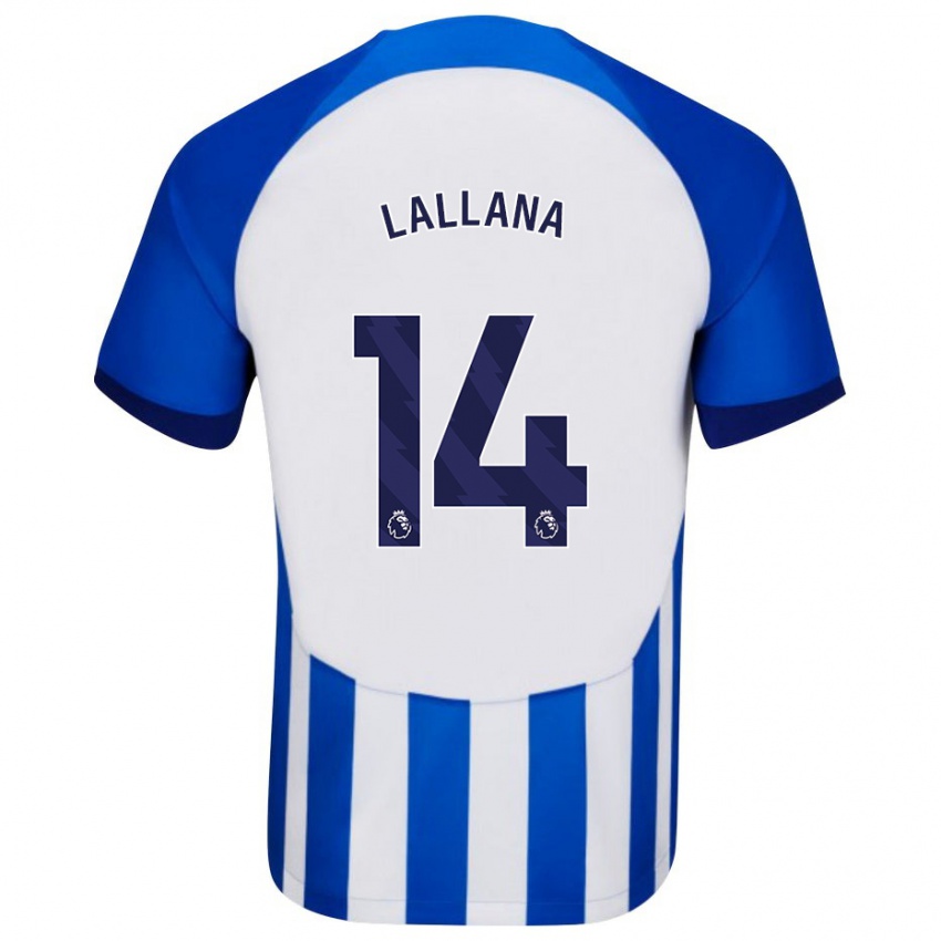 Kobiety Adam Lallana #14 Niebieski Domowa Koszulka 2023/24 Koszulki Klubowe
