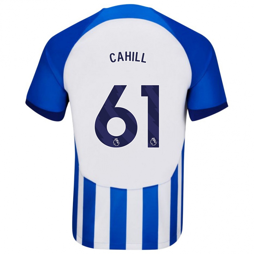Kobiety Killian Cahill #61 Niebieski Domowa Koszulka 2023/24 Koszulki Klubowe
