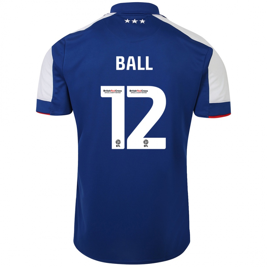 Kobiety Dominic Ball #12 Niebieski Domowa Koszulka 2023/24 Koszulki Klubowe