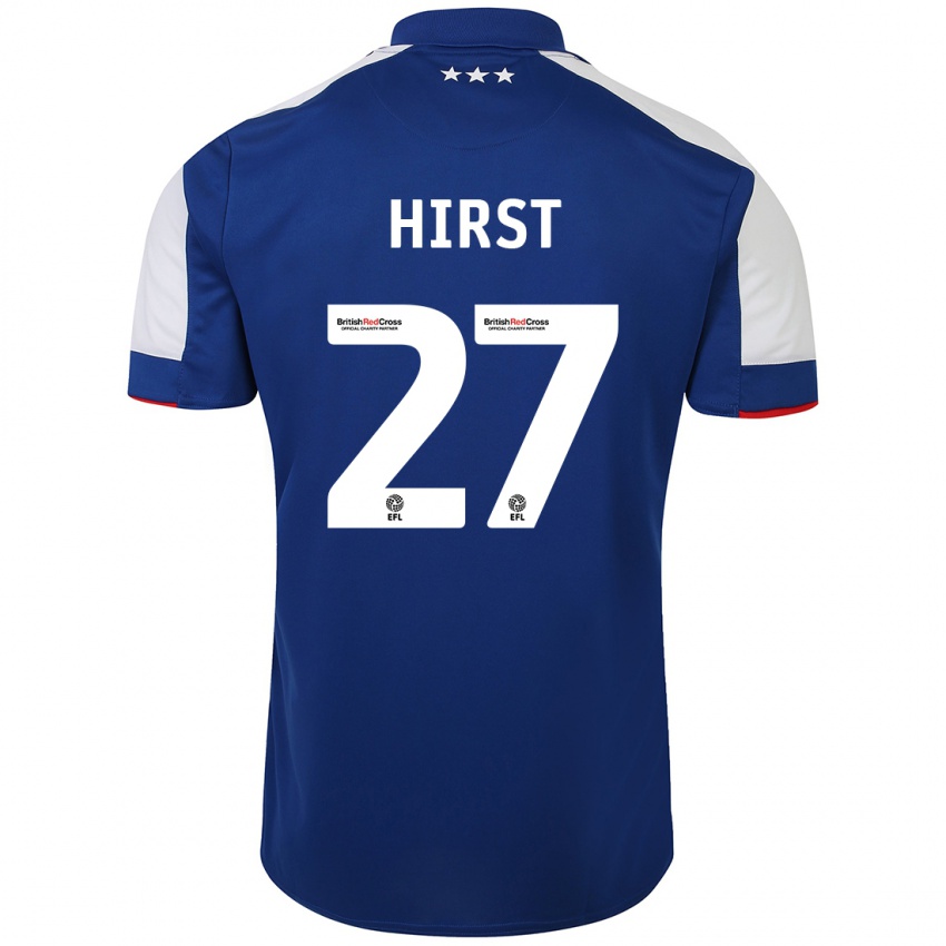 Kobiety George Hirst #27 Niebieski Domowa Koszulka 2023/24 Koszulki Klubowe