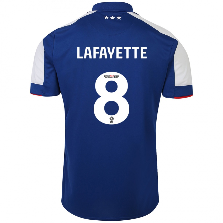 Kobiety Abbie Lafayette #8 Niebieski Domowa Koszulka 2023/24 Koszulki Klubowe