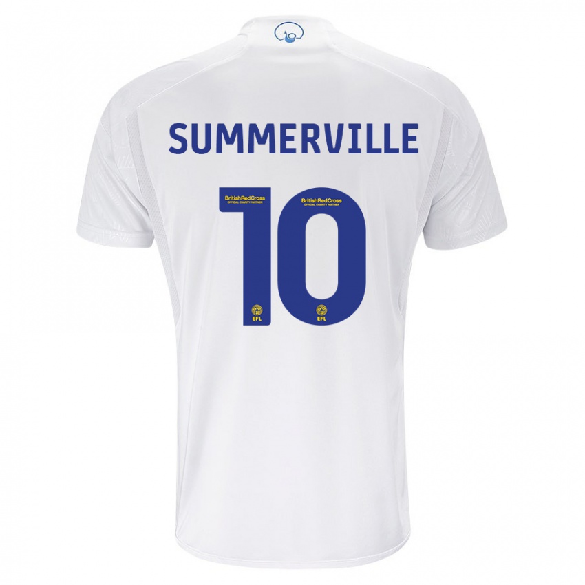 Kobiety Crysencio Summerville #10 Biały Domowa Koszulka 2023/24 Koszulki Klubowe