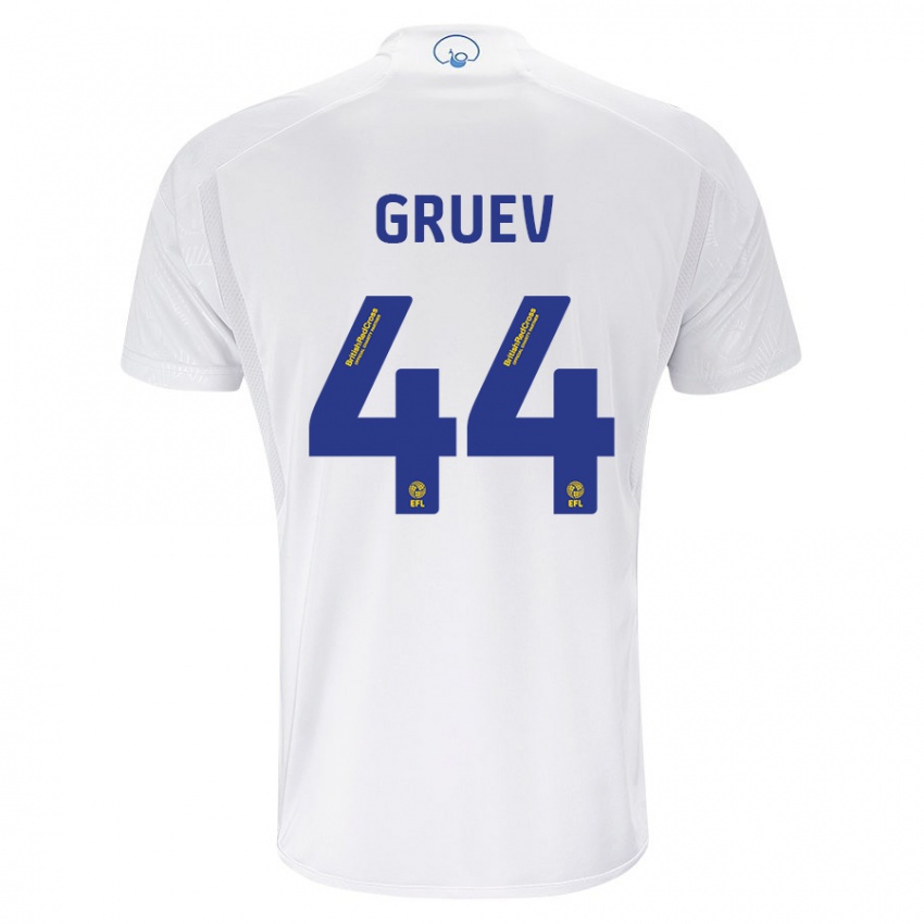 Kobiety Ilia Gruev #44 Biały Domowa Koszulka 2023/24 Koszulki Klubowe