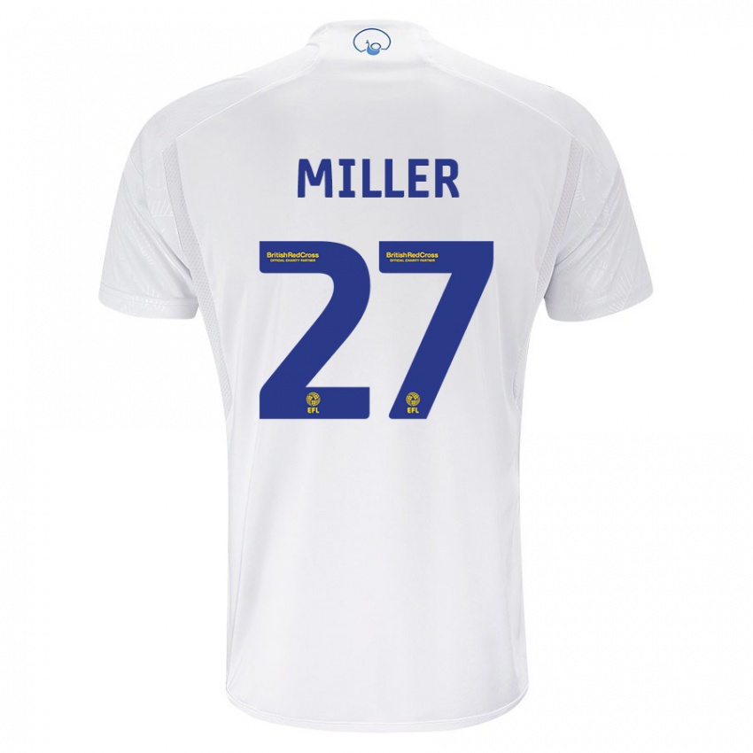 Kobiety Amari Miller #27 Biały Domowa Koszulka 2023/24 Koszulki Klubowe