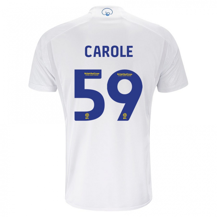 Kobiety Keenan Carole #59 Biały Domowa Koszulka 2023/24 Koszulki Klubowe