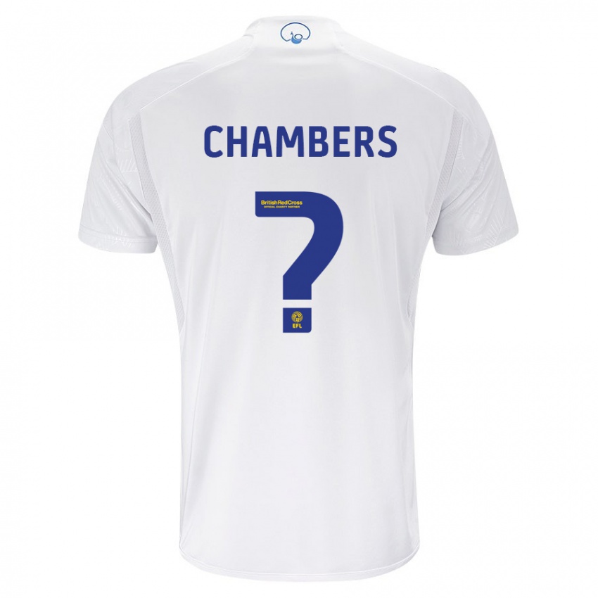 Kobiety Sam Chambers #0 Biały Domowa Koszulka 2023/24 Koszulki Klubowe