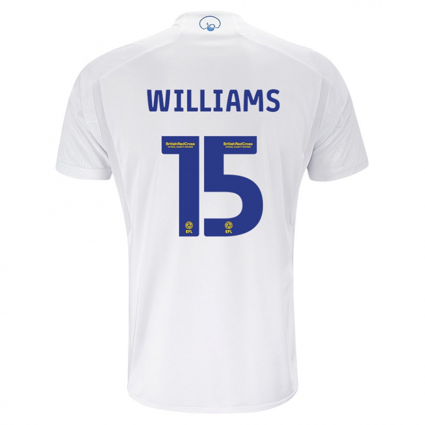 Kobiety Paige Williams #15 Biały Domowa Koszulka 2023/24 Koszulki Klubowe