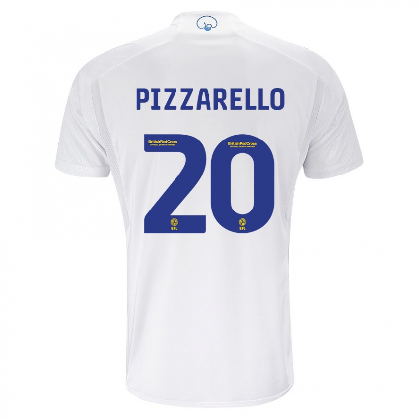 Kobiety Charlyann Pizzarello #20 Biały Domowa Koszulka 2023/24 Koszulki Klubowe