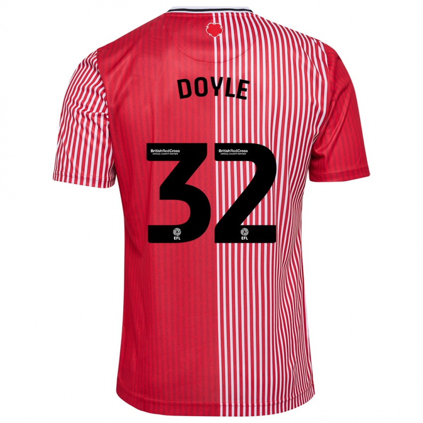 Kobiety Kamari Doyle #32 Czerwony Domowa Koszulka 2023/24 Koszulki Klubowe