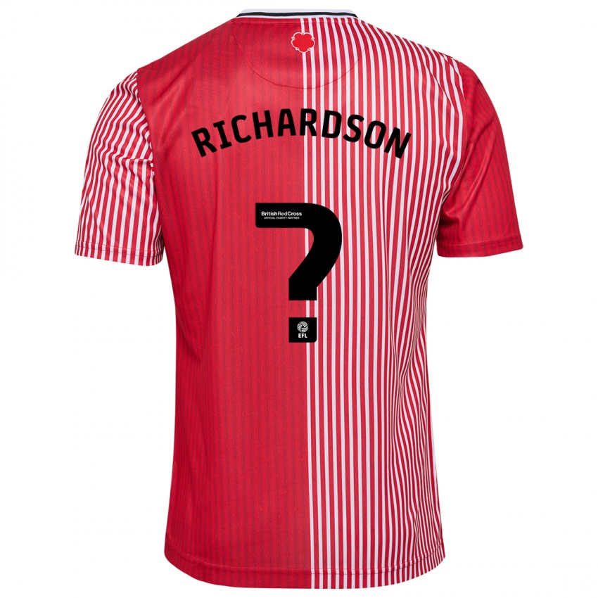 Kobiety Cale Richardson #0 Czerwony Domowa Koszulka 2023/24 Koszulki Klubowe