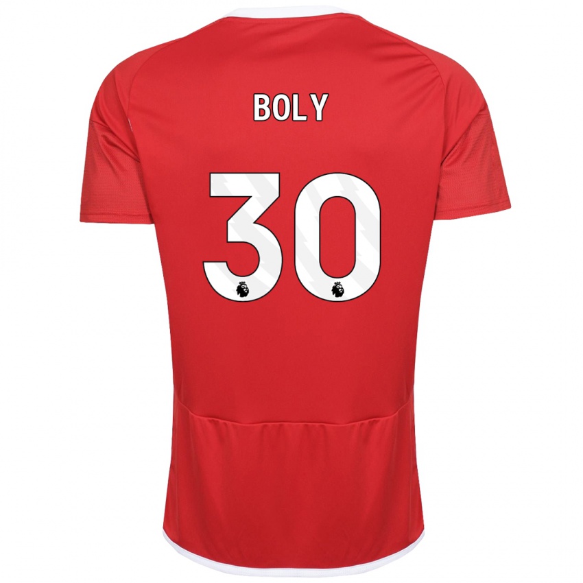 Kobiety Willy Boly #30 Czerwony Domowa Koszulka 2023/24 Koszulki Klubowe