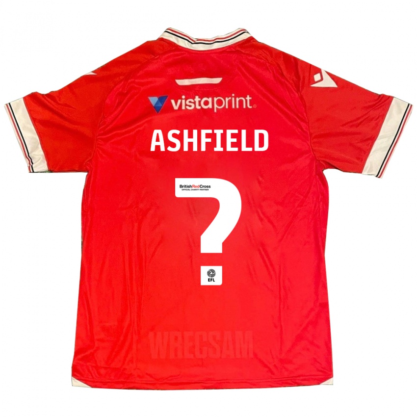 Kobiety Harry Ashfield #0 Czerwony Domowa Koszulka 2023/24 Koszulki Klubowe