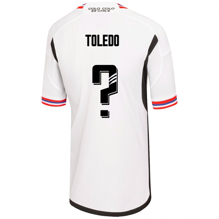 Kobiety Miguel Toledo #0 Biały Domowa Koszulka 2023/24 Koszulki Klubowe