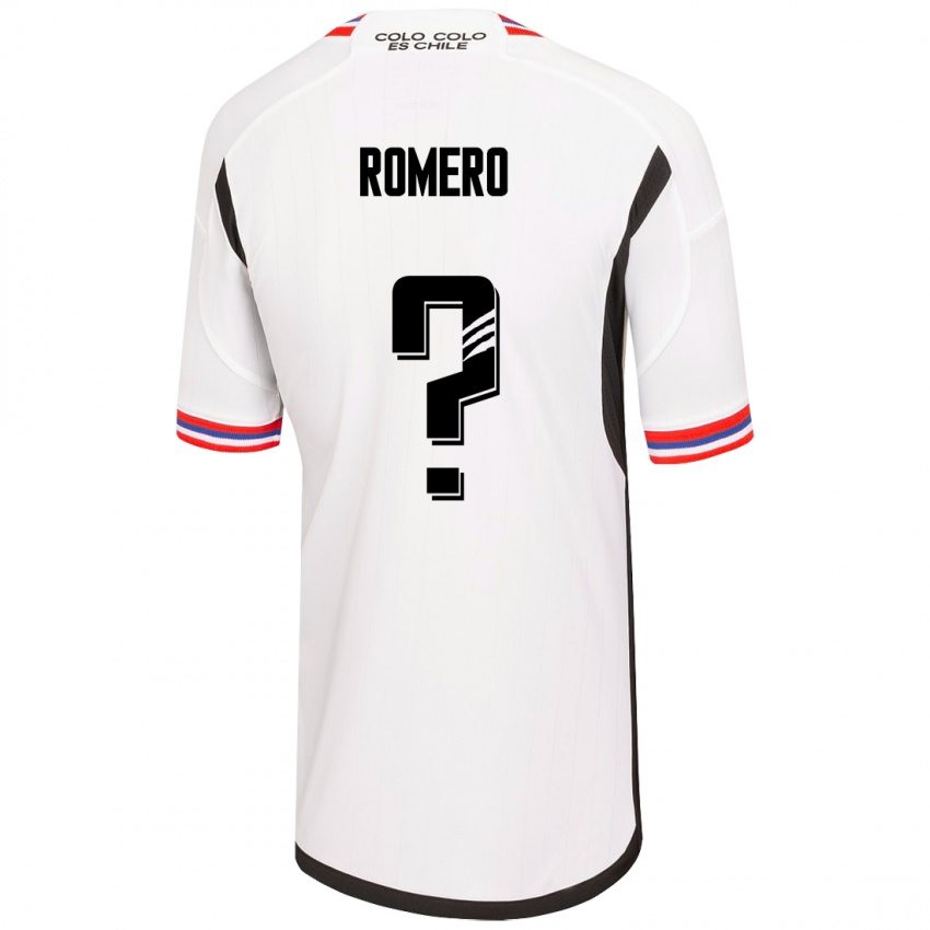 Kobiety Enzo Romero #0 Biały Domowa Koszulka 2023/24 Koszulki Klubowe