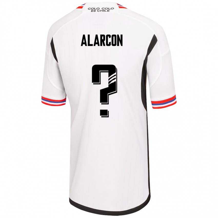 Kobiety Cristian Alarcón #0 Biały Domowa Koszulka 2023/24 Koszulki Klubowe