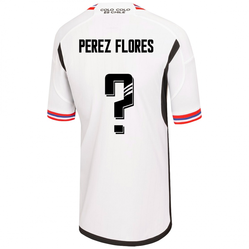Kobiety Benjamín Pérez Flores #0 Biały Domowa Koszulka 2023/24 Koszulki Klubowe