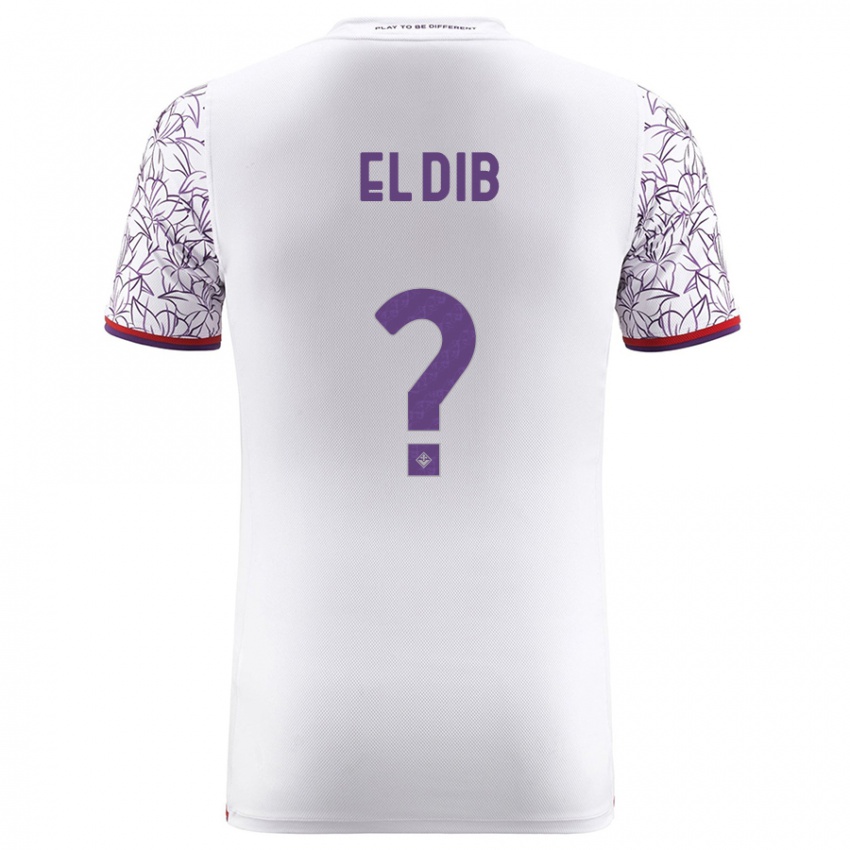 Kobiety Karim El Dib #0 Biały Wyjazdowa Koszulka 2023/24 Koszulki Klubowe