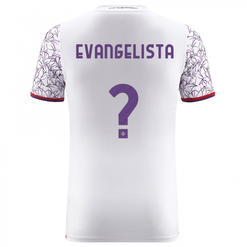 Kobiety Carlo Evangelista #0 Biały Wyjazdowa Koszulka 2023/24 Koszulki Klubowe