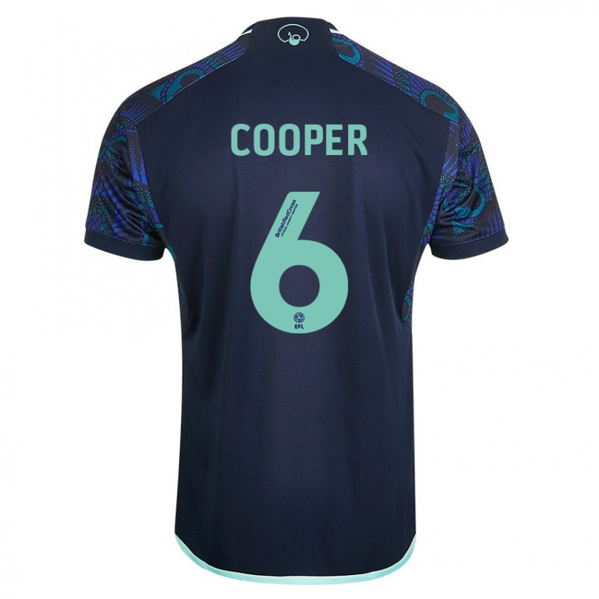 Kobiety Liam Cooper #6 Niebieski Wyjazdowa Koszulka 2023/24 Koszulki Klubowe