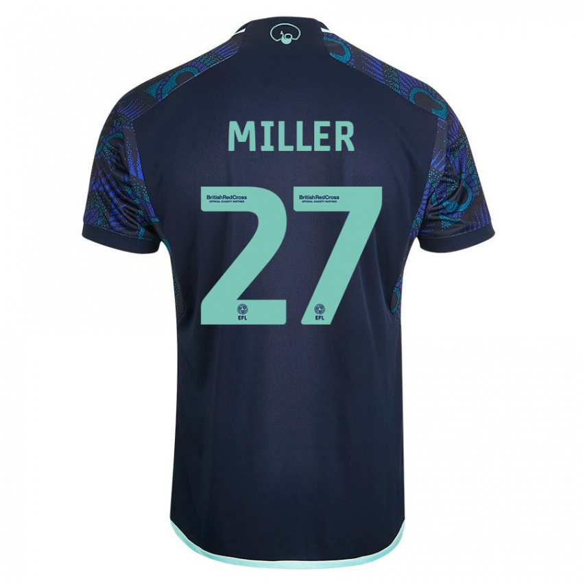 Kobiety Amari Miller #27 Niebieski Wyjazdowa Koszulka 2023/24 Koszulki Klubowe