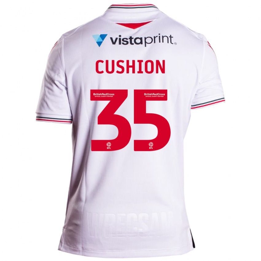 Kobiety Owen Cushion #35 Biały Wyjazdowa Koszulka 2023/24 Koszulki Klubowe