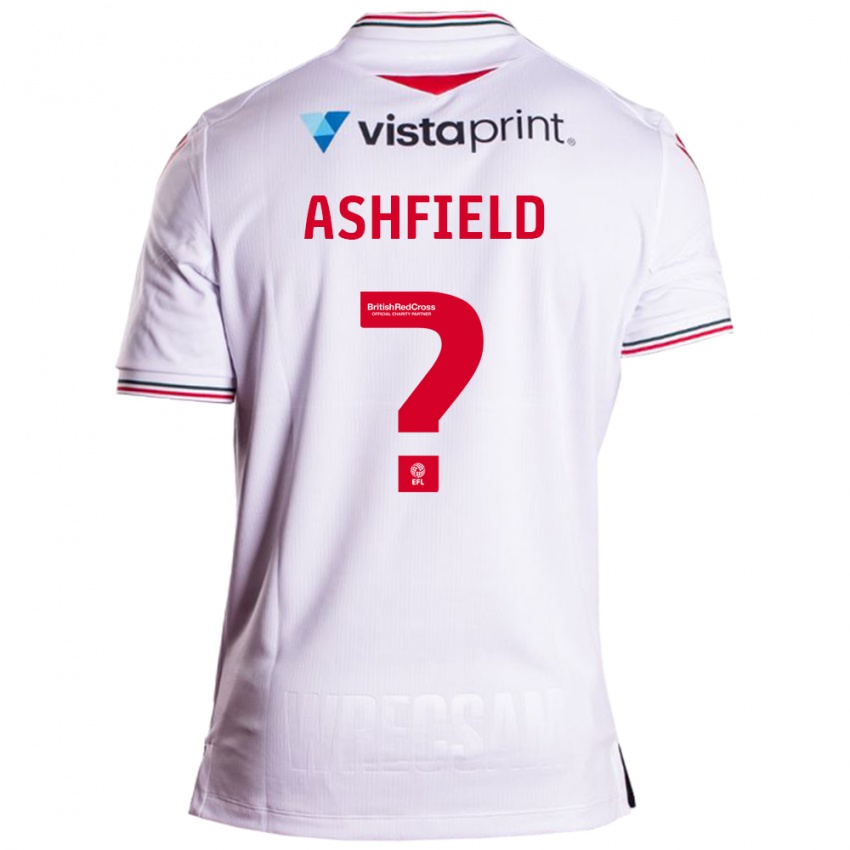 Kobiety Harry Ashfield #0 Biały Wyjazdowa Koszulka 2023/24 Koszulki Klubowe