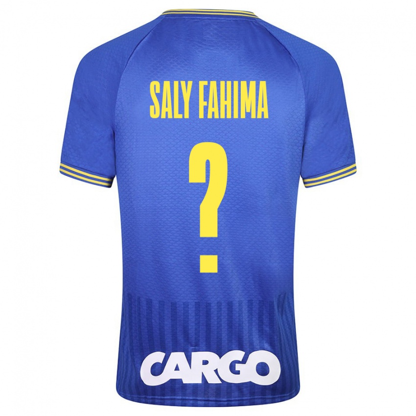 Kobiety Israel Saly Fahima #0 Niebieski Wyjazdowa Koszulka 2023/24 Koszulki Klubowe