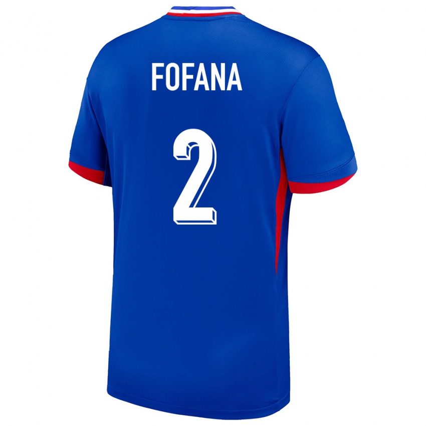 Dzieci Francja Wesley Fofana #2 Niebieski Domowa Koszulka 24-26 Koszulki Klubowe