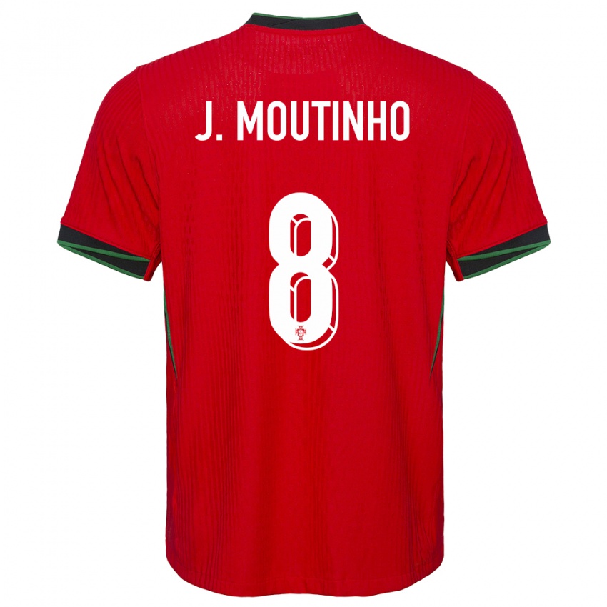 Dzieci Portugalia Joao Moutinho #8 Czerwony Domowa Koszulka 24-26 Koszulki Klubowe