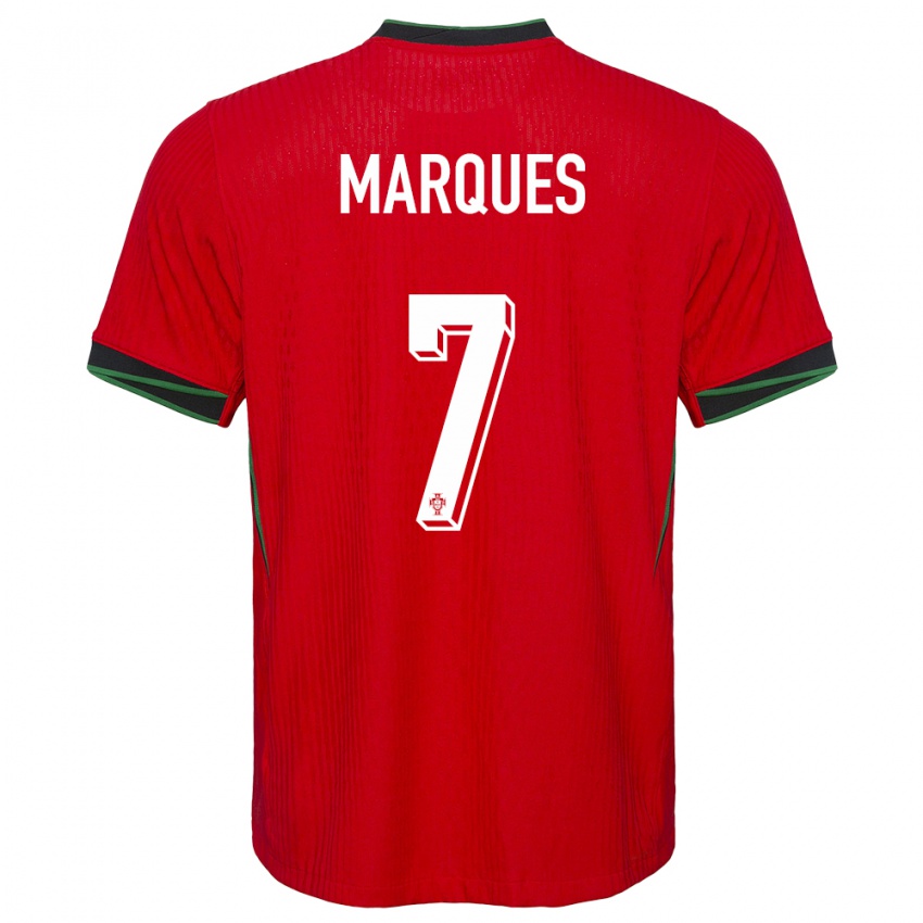 Dzieci Portugalia Vanessa Marques #7 Czerwony Domowa Koszulka 24-26 Koszulki Klubowe