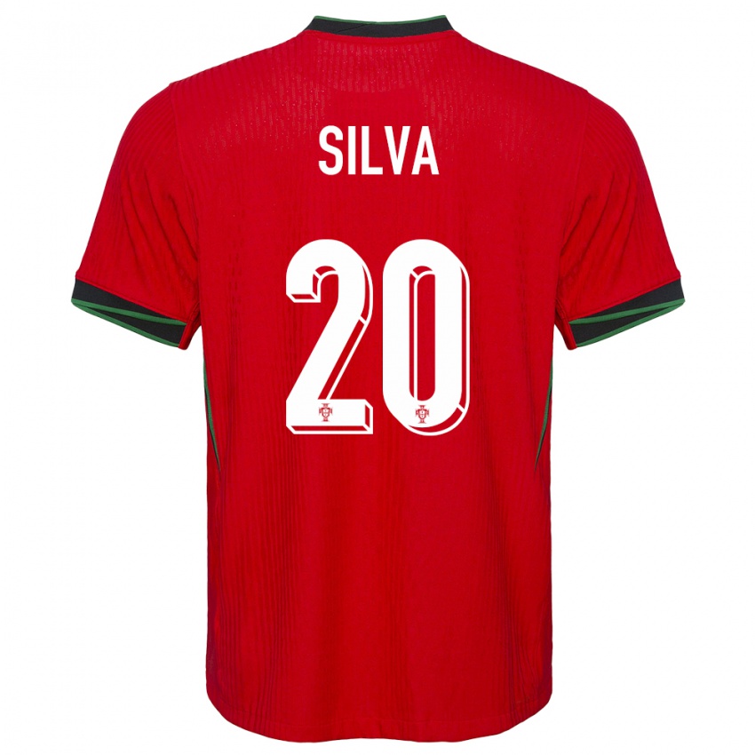 Dzieci Portugalia Fabio Silva #20 Czerwony Domowa Koszulka 24-26 Koszulki Klubowe