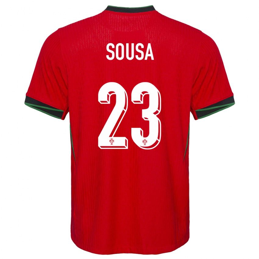 Dzieci Portugalia Afonso Sousa #23 Czerwony Domowa Koszulka 24-26 Koszulki Klubowe