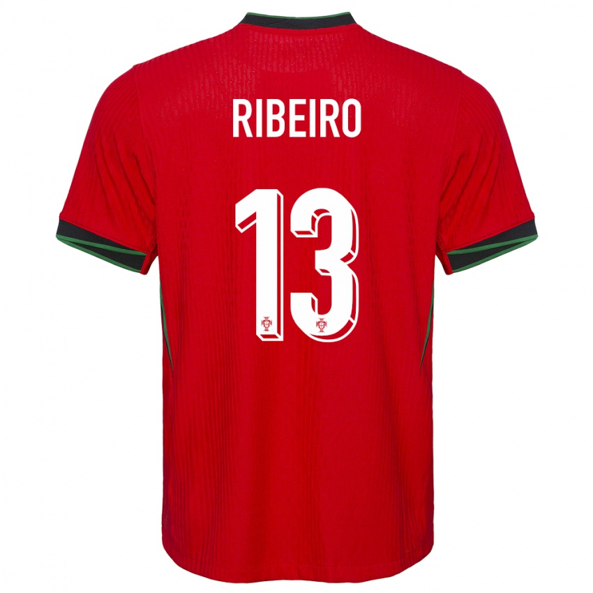 Dzieci Portugalia Antonio Ribeiro #13 Czerwony Domowa Koszulka 24-26 Koszulki Klubowe