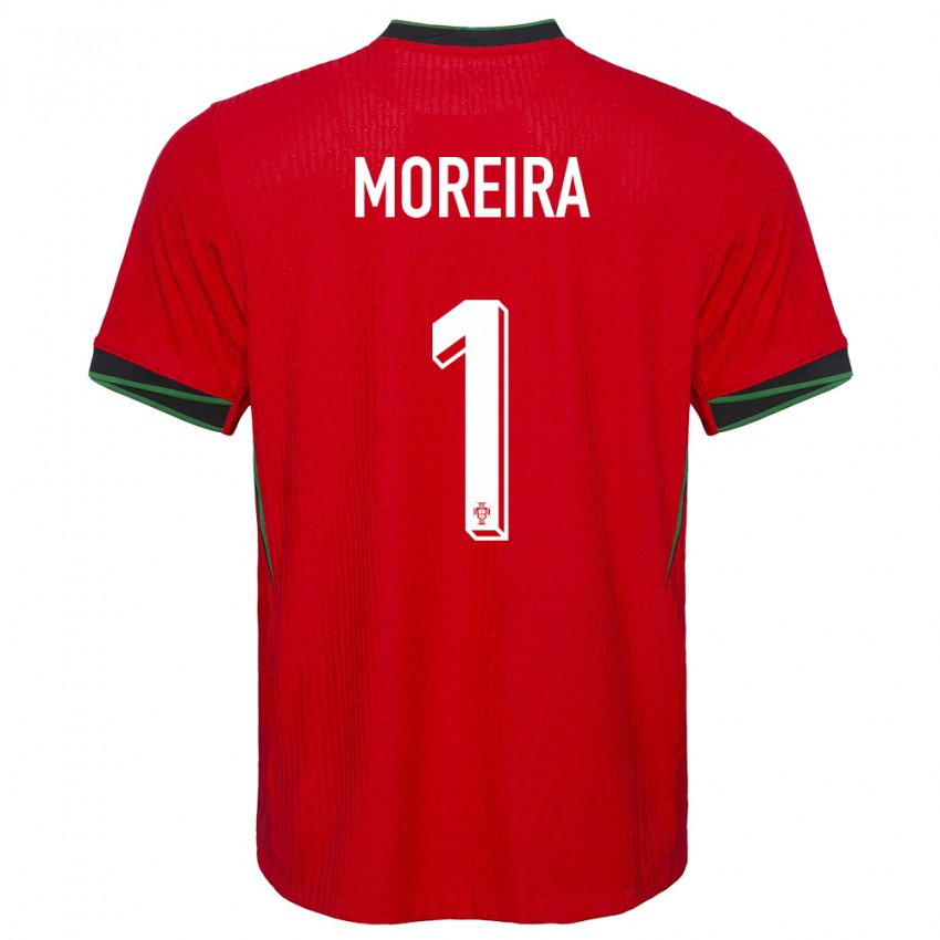 Dzieci Portugalia Andre Moreira #1 Czerwony Domowa Koszulka 24-26 Koszulki Klubowe