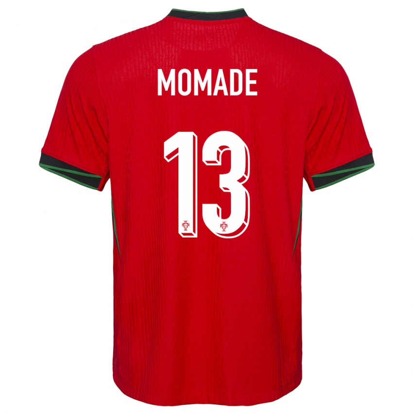 Dzieci Portugalia Rayhan Momade #13 Czerwony Domowa Koszulka 24-26 Koszulki Klubowe