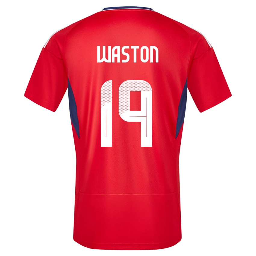 Dzieci Kostaryka Kendall Waston #19 Czerwony Domowa Koszulka 24-26 Koszulki Klubowe