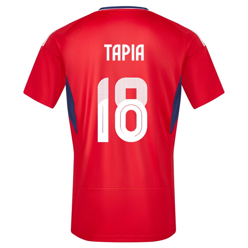 Dzieci Kostaryka Priscilla Tapia #18 Czerwony Domowa Koszulka 24-26 Koszulki Klubowe