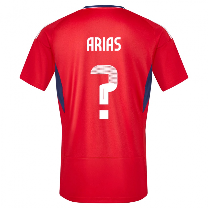 Dzieci Kostaryka Jose Arias #0 Czerwony Domowa Koszulka 24-26 Koszulki Klubowe