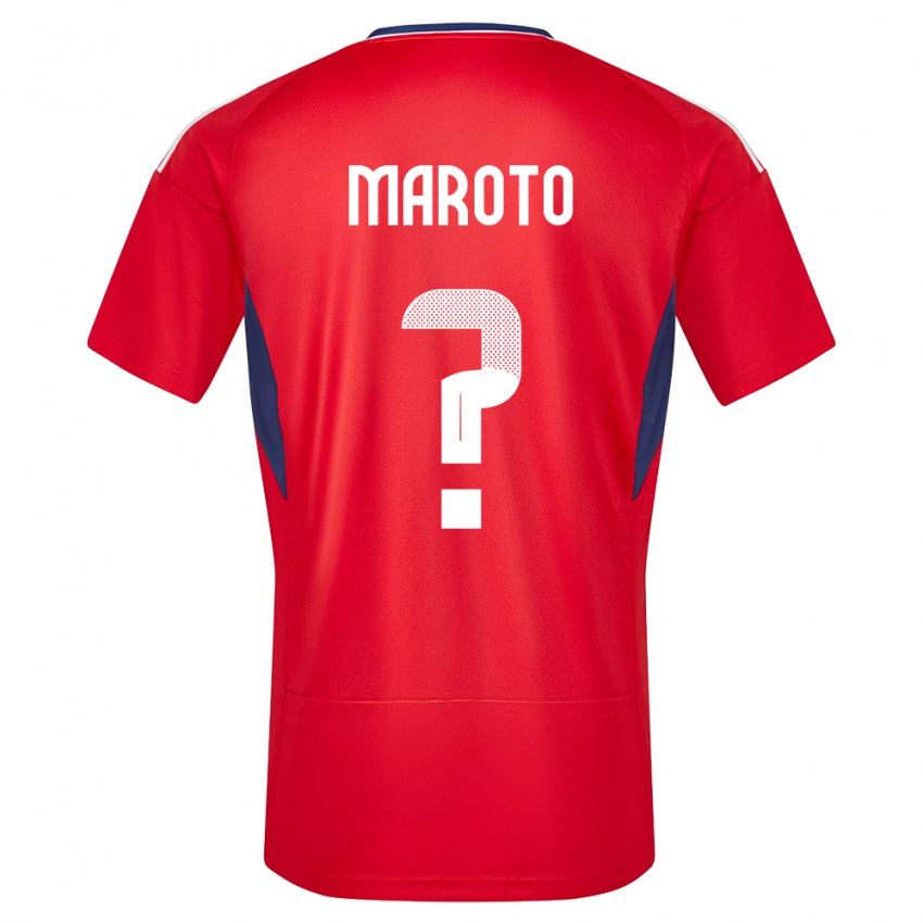 Dzieci Kostaryka Victor Maroto #0 Czerwony Domowa Koszulka 24-26 Koszulki Klubowe