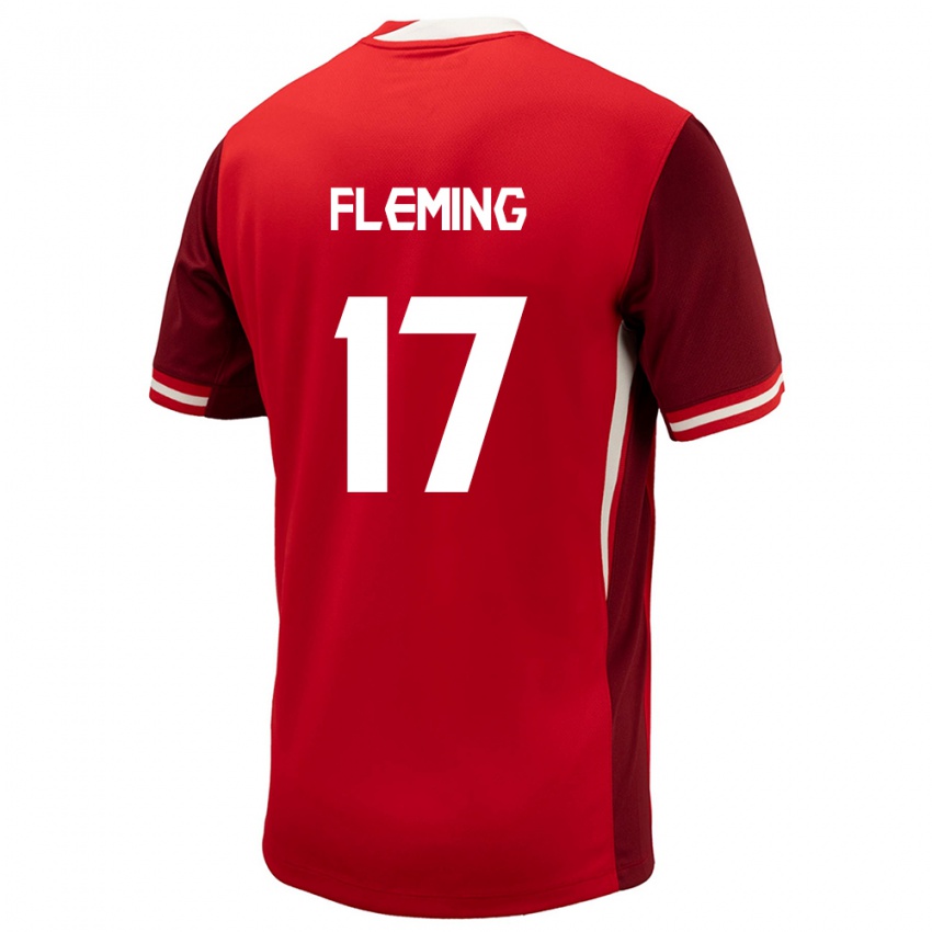 Dzieci Kanada Jessie Fleming #17 Czerwony Domowa Koszulka 24-26 Koszulki Klubowe