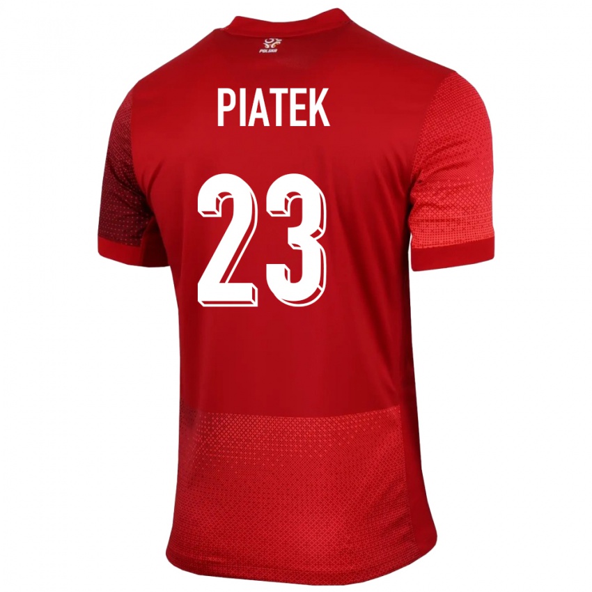 Dzieci Polska Krzysztof Piatek #23 Czerwony Wyjazdowa Koszulka 24-26 Koszulki Klubowe