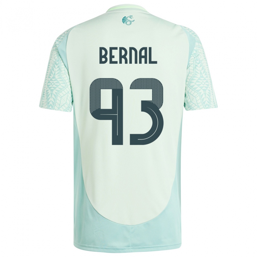 Dzieci Meksyk Rebeca Bernal #93 Lniana Zieleń Wyjazdowa Koszulka 24-26 Koszulki Klubowe
