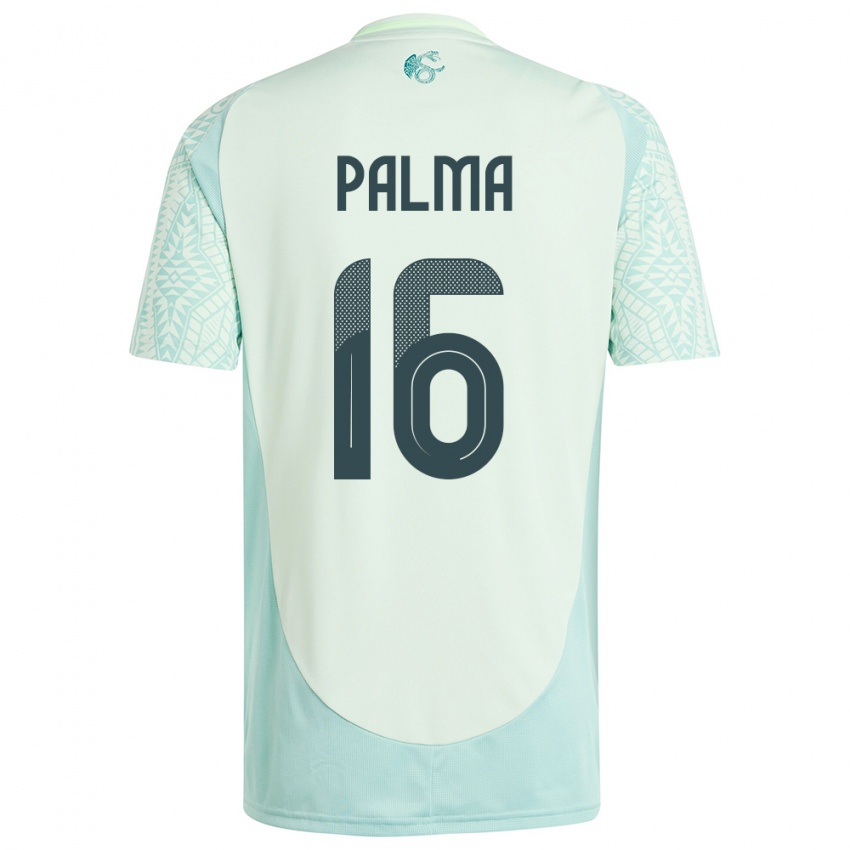 Dzieci Meksyk Rafael Palma #16 Lniana Zieleń Wyjazdowa Koszulka 24-26 Koszulki Klubowe