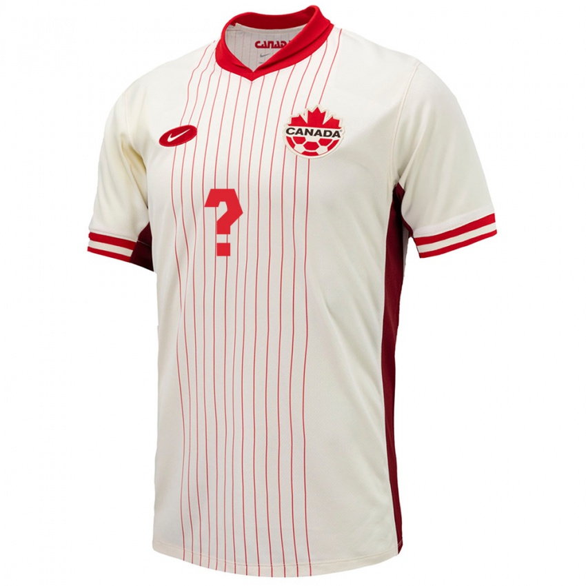 Dzieci Kanada Jeronimo Sabbatasso #0 Biały Wyjazdowa Koszulka 24-26 Koszulki Klubowe