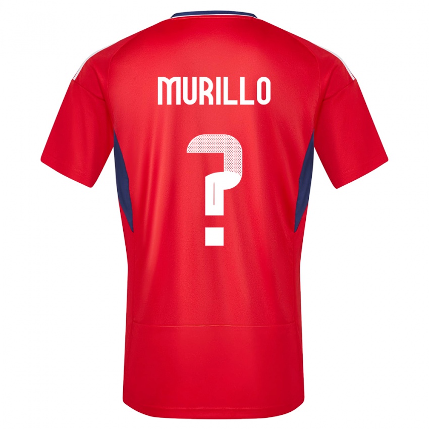 Męski Kostaryka Isaac Murillo #0 Czerwony Domowa Koszulka 24-26 Koszulki Klubowe