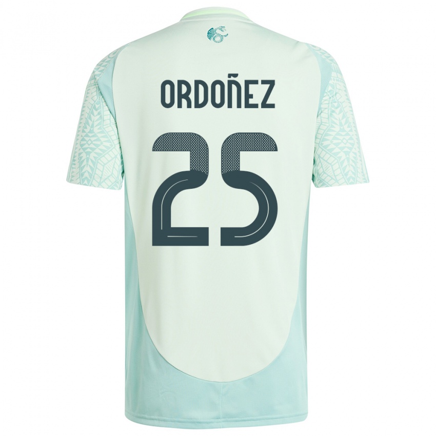 Męski Meksyk Diana Ordonez #25 Lniana Zieleń Wyjazdowa Koszulka 24-26 Koszulki Klubowe