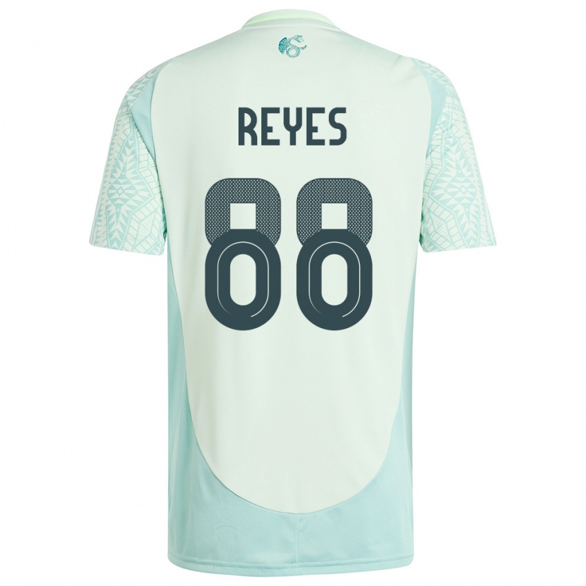 Męski Meksyk Maricarmen Reyes #88 Lniana Zieleń Wyjazdowa Koszulka 24-26 Koszulki Klubowe