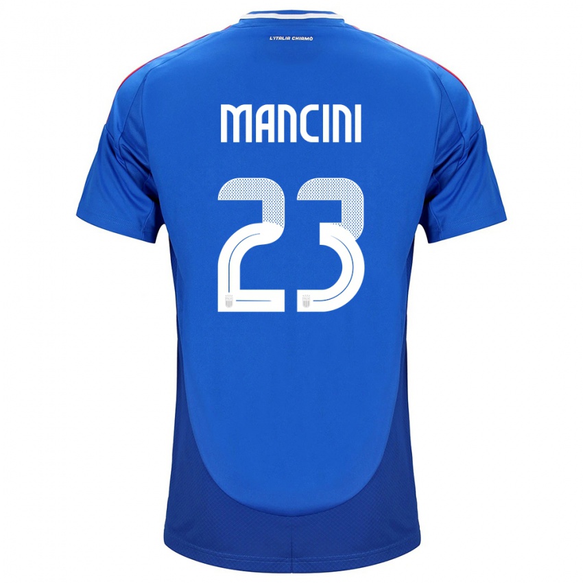 Kobiety Włochy Gianluca Mancini #23 Niebieski Domowa Koszulka 24-26 Koszulki Klubowe