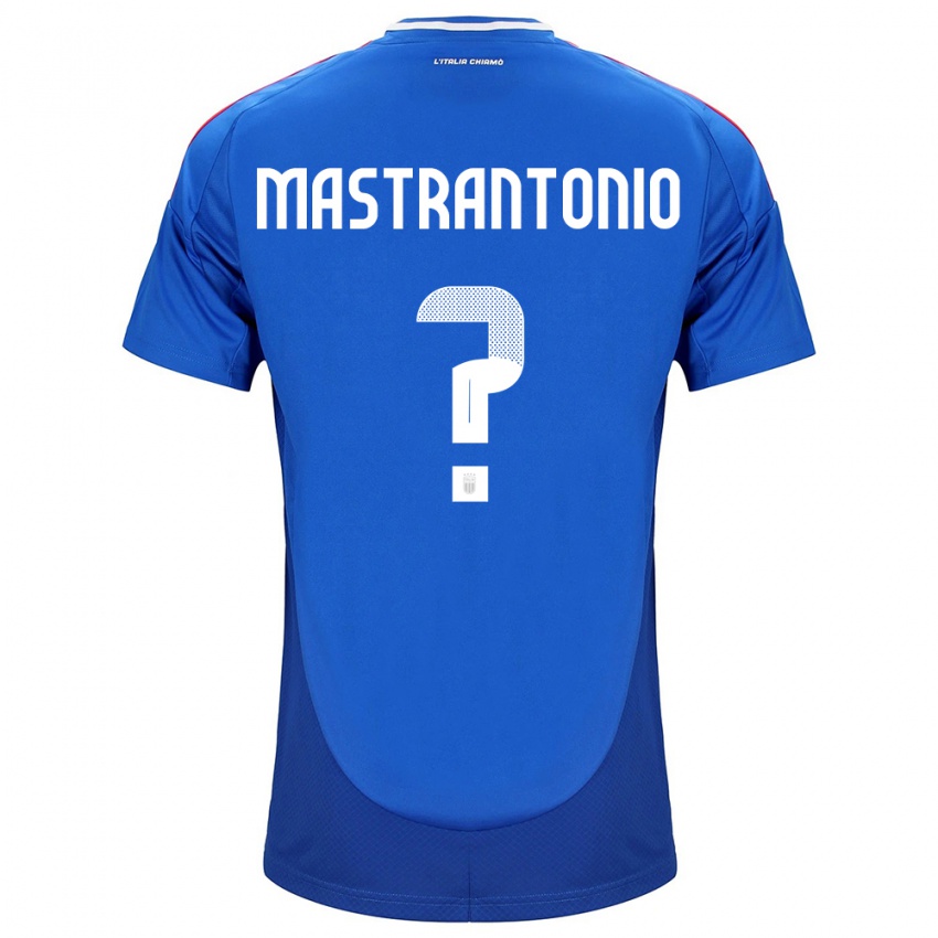 Kobiety Włochy Davide Mastrantonio #0 Niebieski Domowa Koszulka 24-26 Koszulki Klubowe