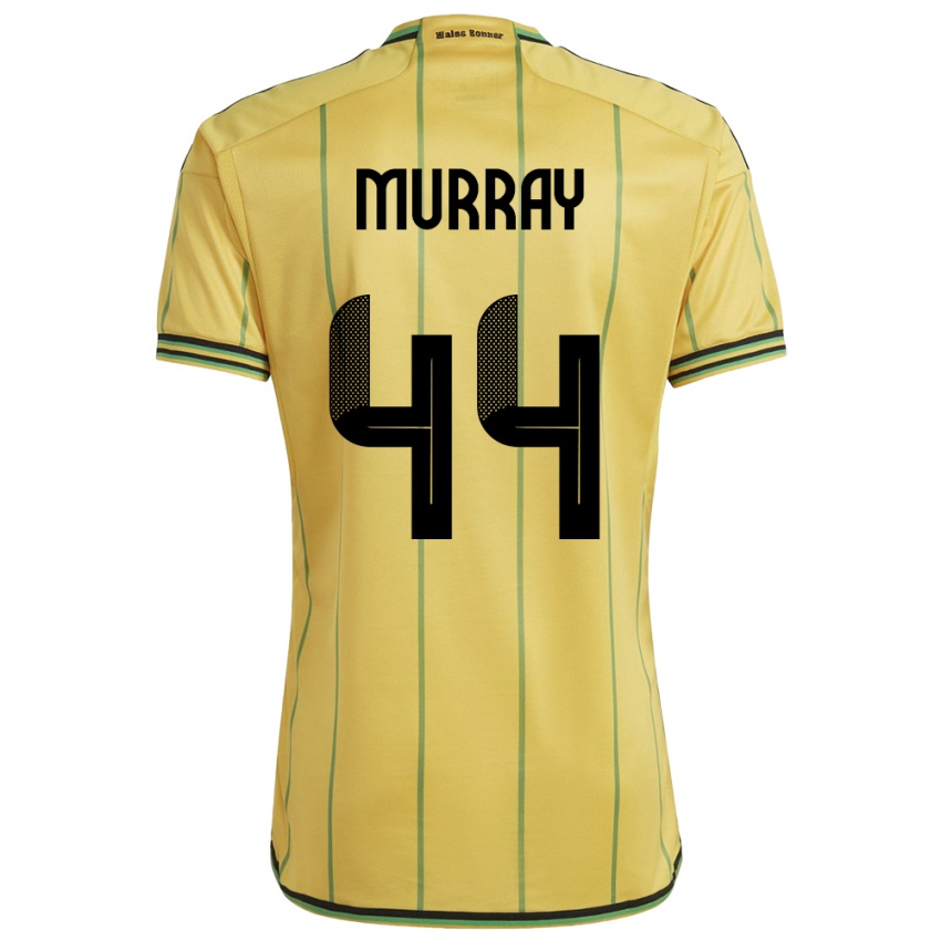 Kobiety Jamajka Satara Murray #44 Żółty Domowa Koszulka 24-26 Koszulki Klubowe